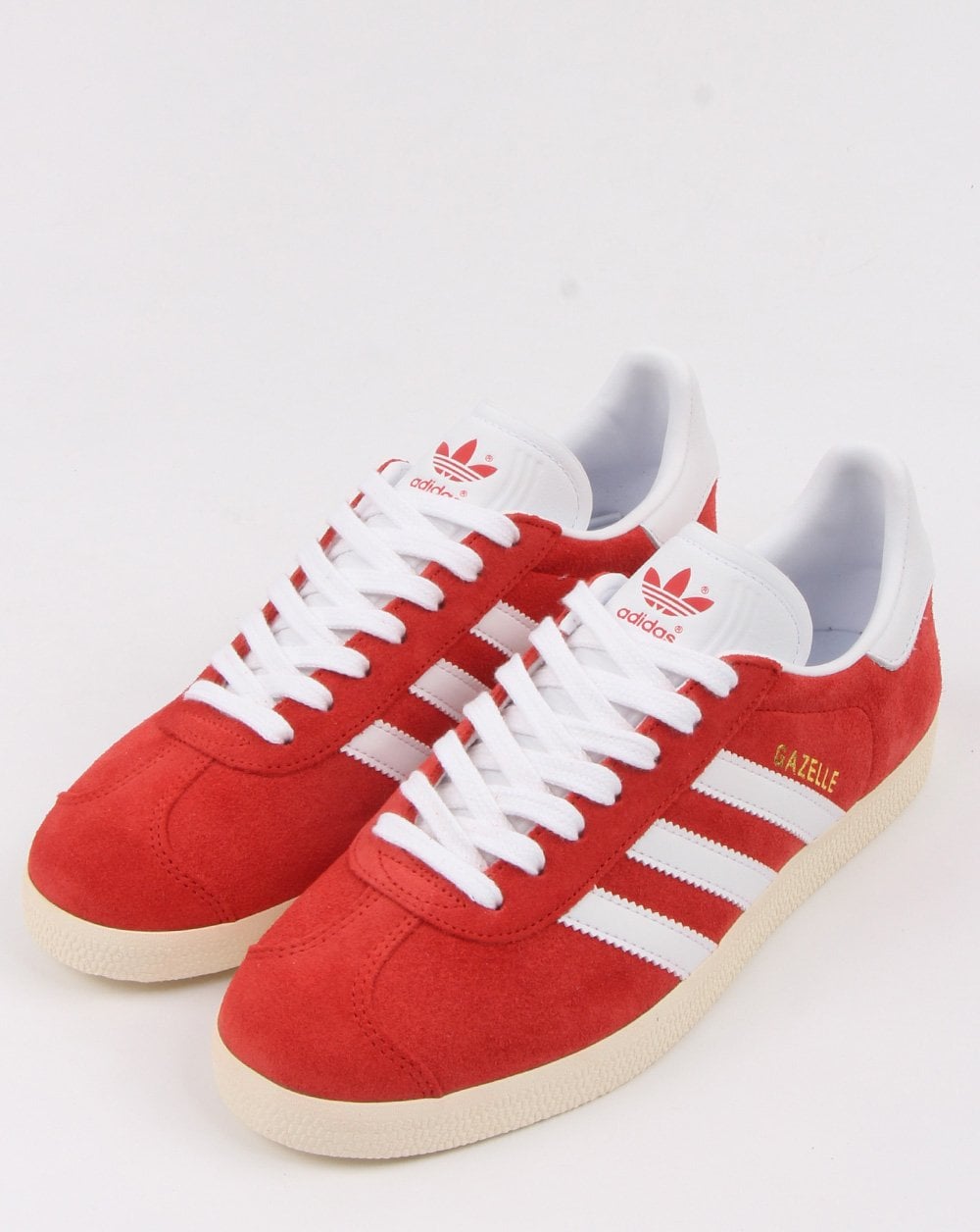 Adidas Gazelle Trainers Red/white vintage