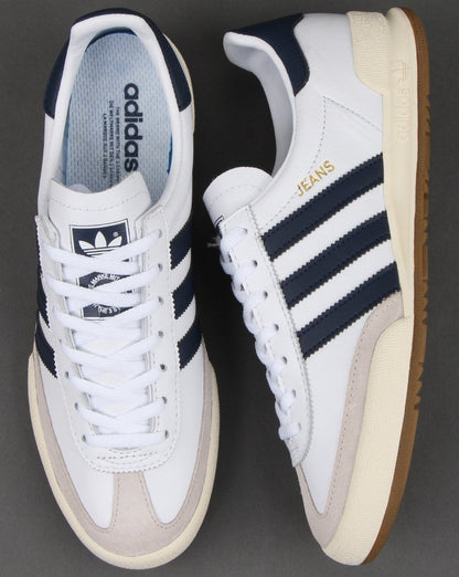 Adidas Jeans Sneakers Weiß/Marineblau