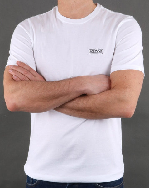 Barbour International Small Logo T-Shirt White