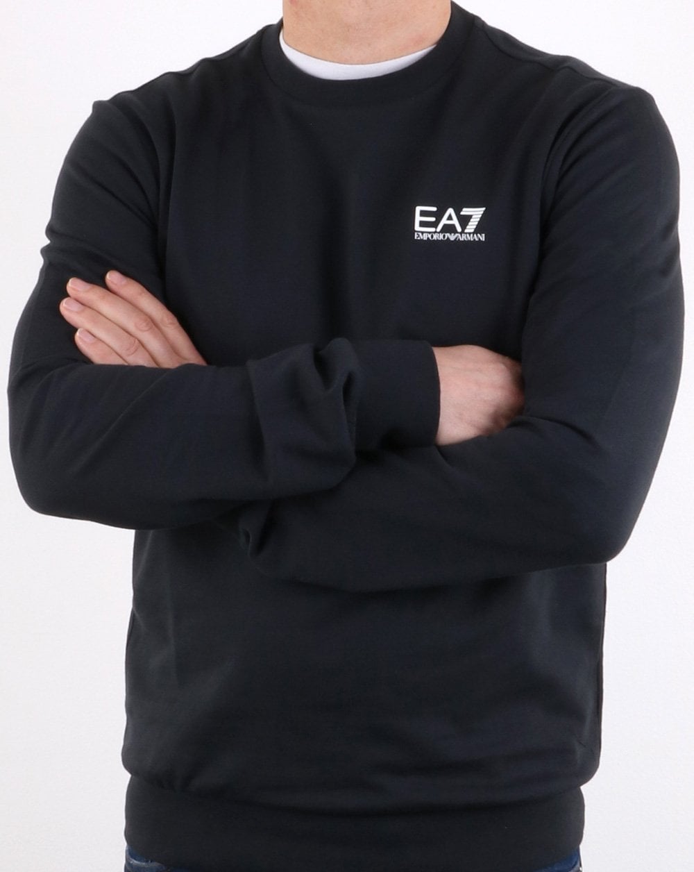 Emporio Armani EA7 Sweatshirt Marineblau