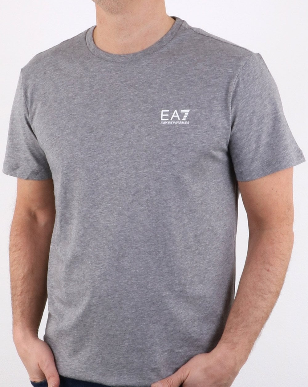 Emporio Armani EA7 Core Tee Light Grey Marl