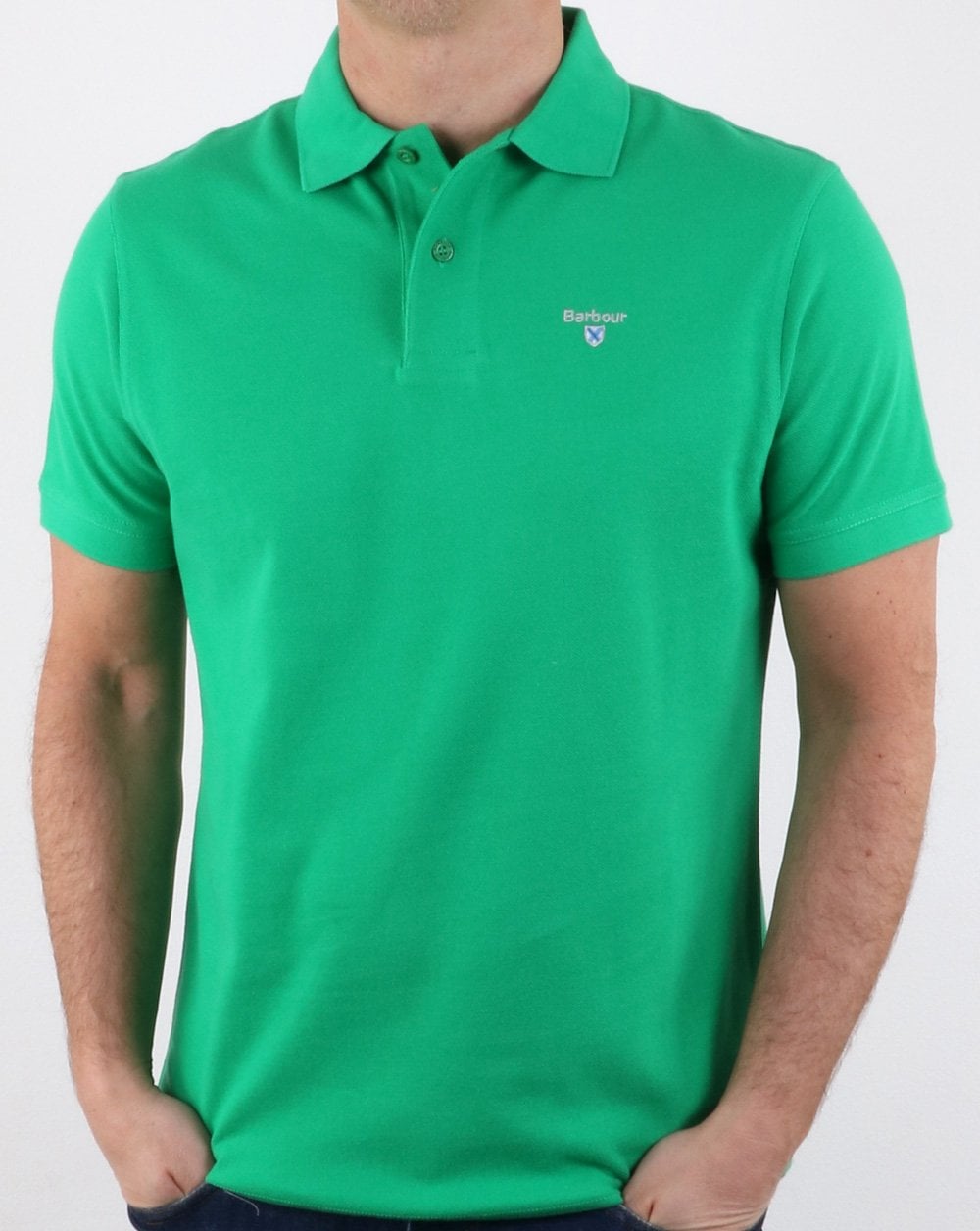 Barbour Poloshirt Grün