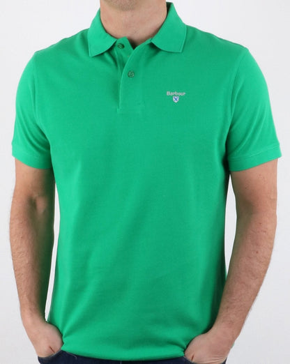 Barbour Poloshirt Grün