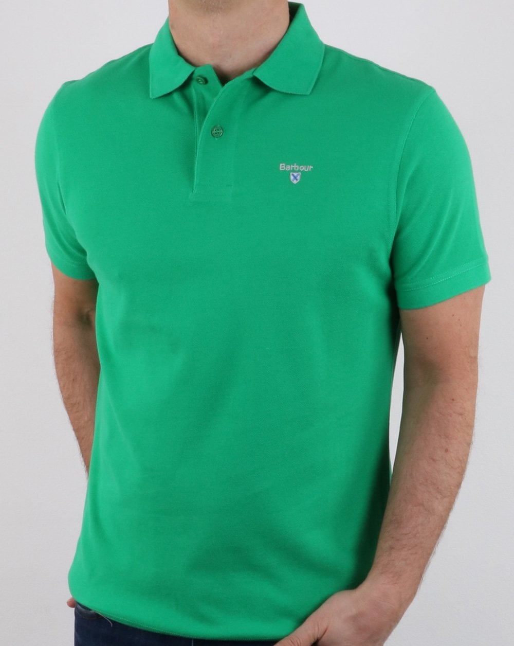 Barbour Poloshirt Grün