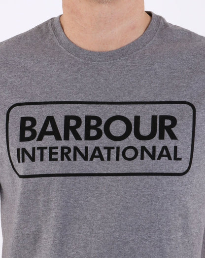 Barbour International Logo T-Shirt Grau