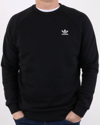 Adidas Originals Essential Crew Sweatshirt Schwarz