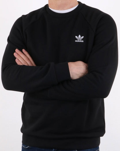 Adidas Originals Essential Crew Sweatshirt Schwarz