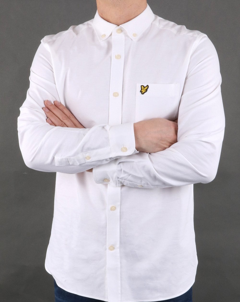 Lyle And Scott Oxford Shirt White