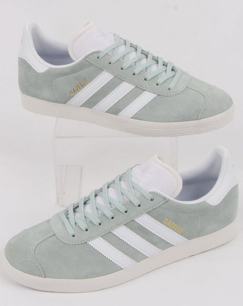 Adidas Gazelle Trainers Vapour Green/white