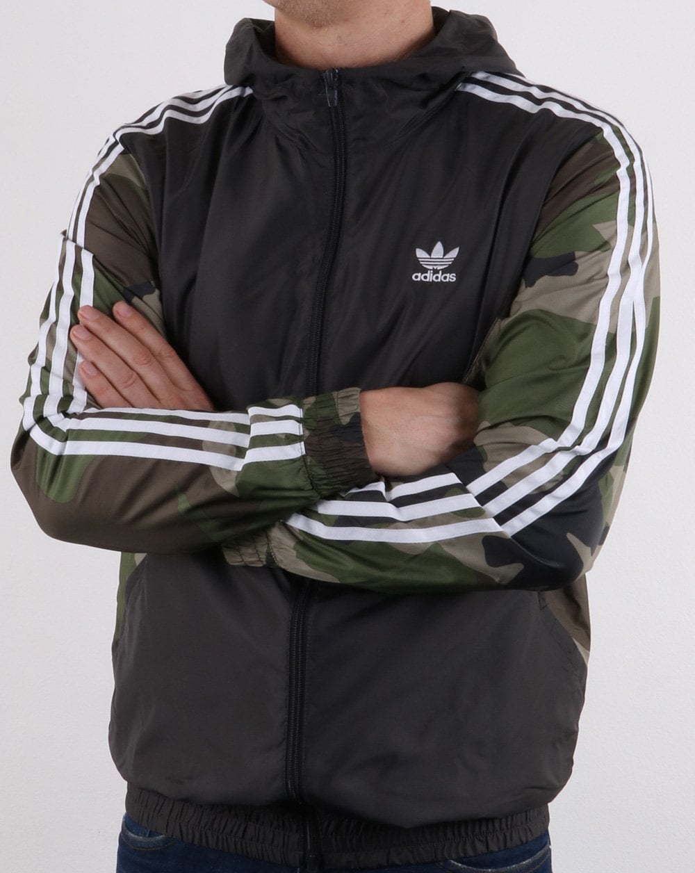 Adidas Originals Camo Windbreaker Khaki Green