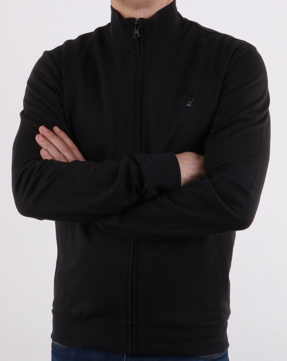 Emporio Armani EA7 Trainingsjacke Schwarz