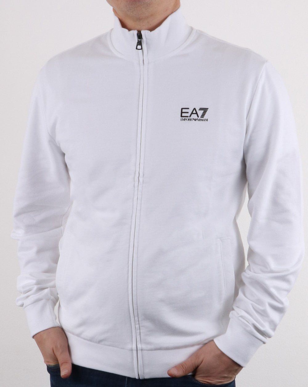 Emporio Armani EA7 Trainingsjacke Weiß