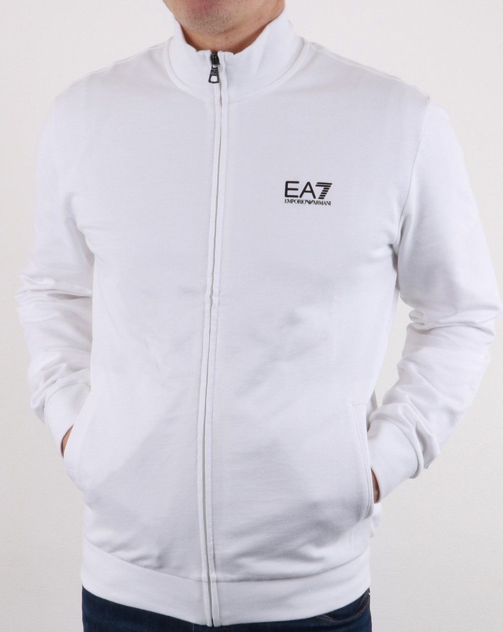 Emporio Armani EA7 Trainingsjacke Weiß