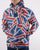 Pretty Green UJ Zip Overhead Hooded Jacket Multi