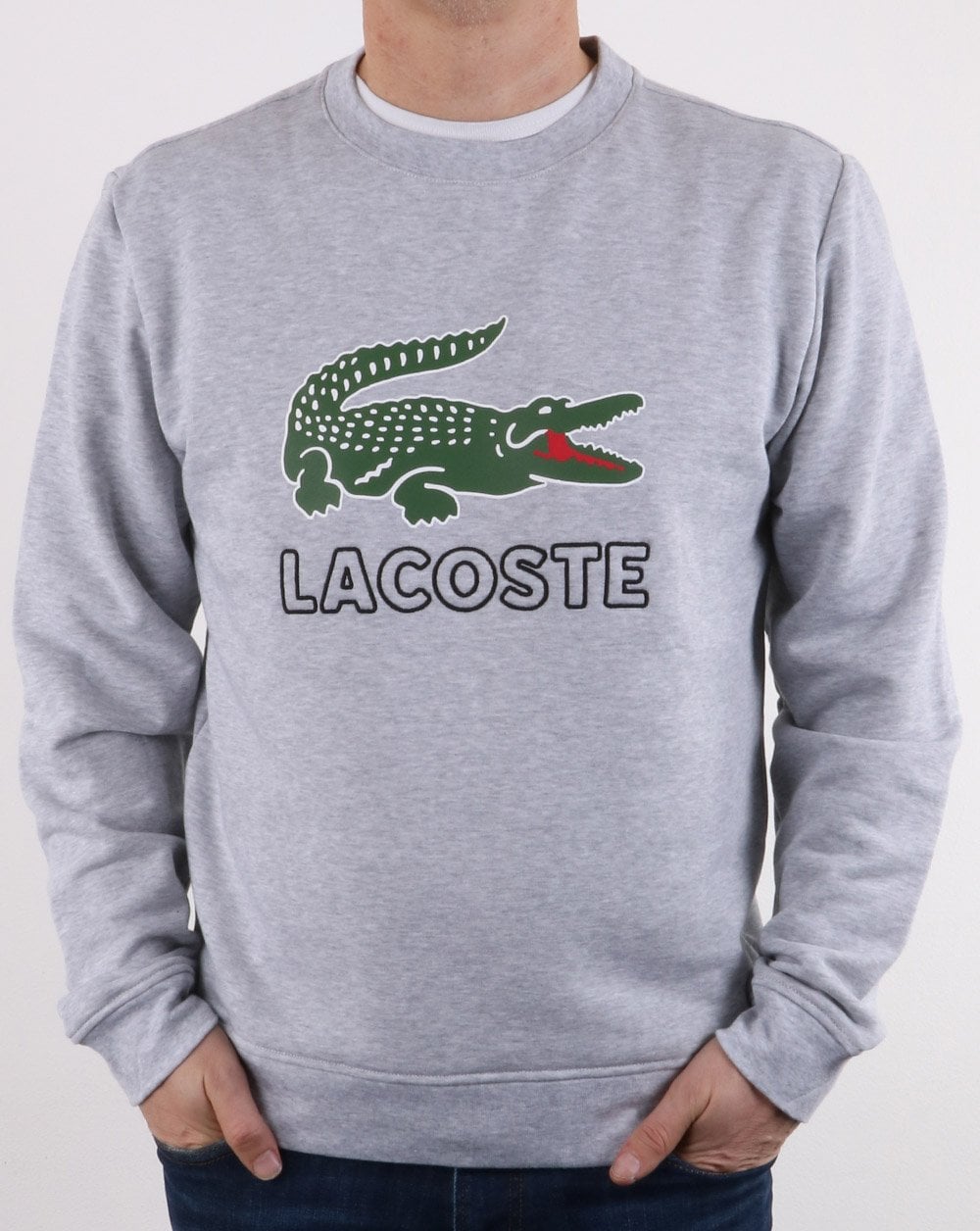 Lacoste Logo Sweatshirt Grey