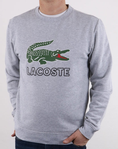 Lacoste Logo Sweatshirt Grau