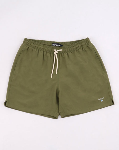 Barbour Logo 5 Swim Shorts Olive
