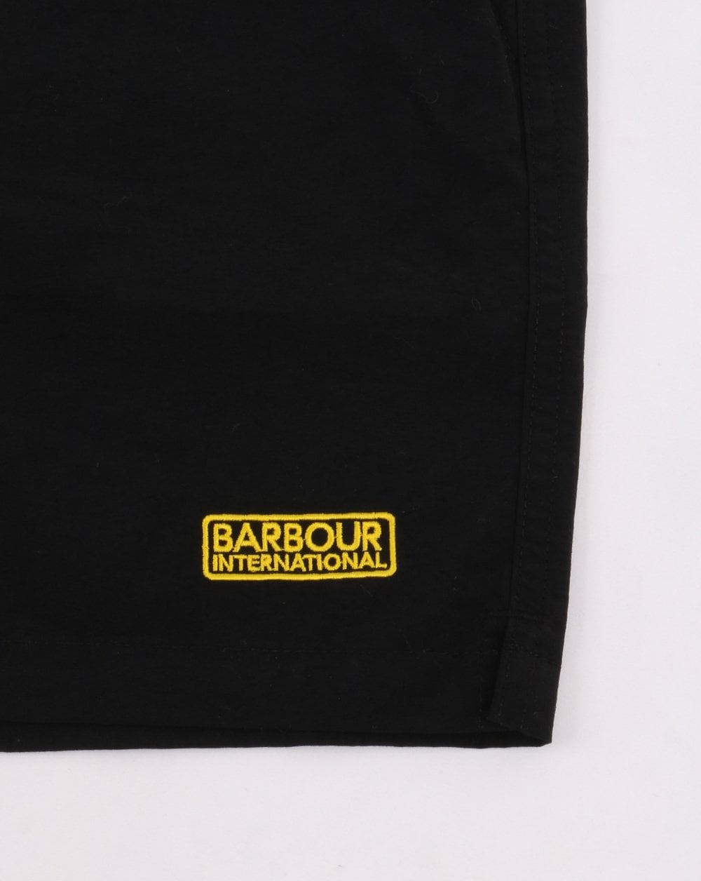 Barbour Badeshorts mit kleinem Logo in Schwarz