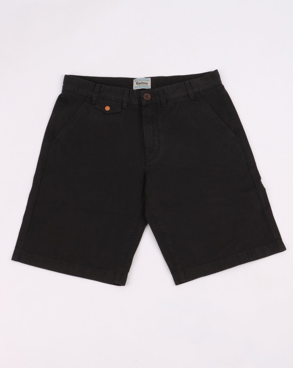 Barbour Neuston Twill-Shorts, Marineblau
