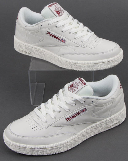 Reebok Club C 85 Sneaker Kreide/Meteorrot