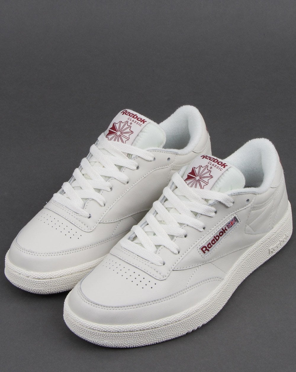Reebok Club C 85 Sneaker Kreide/Meteorrot