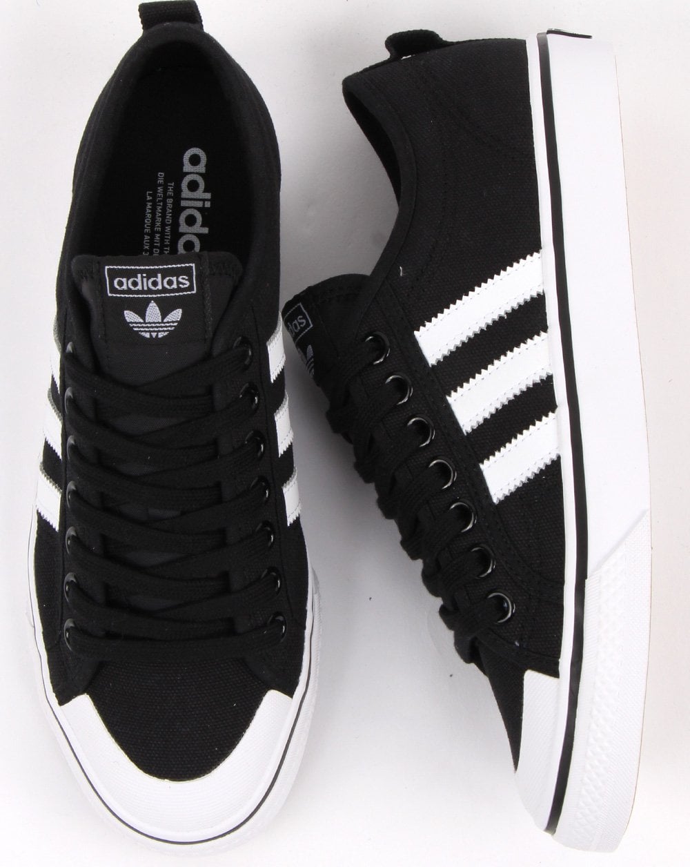 Adidas Nizza Trainers Black/white