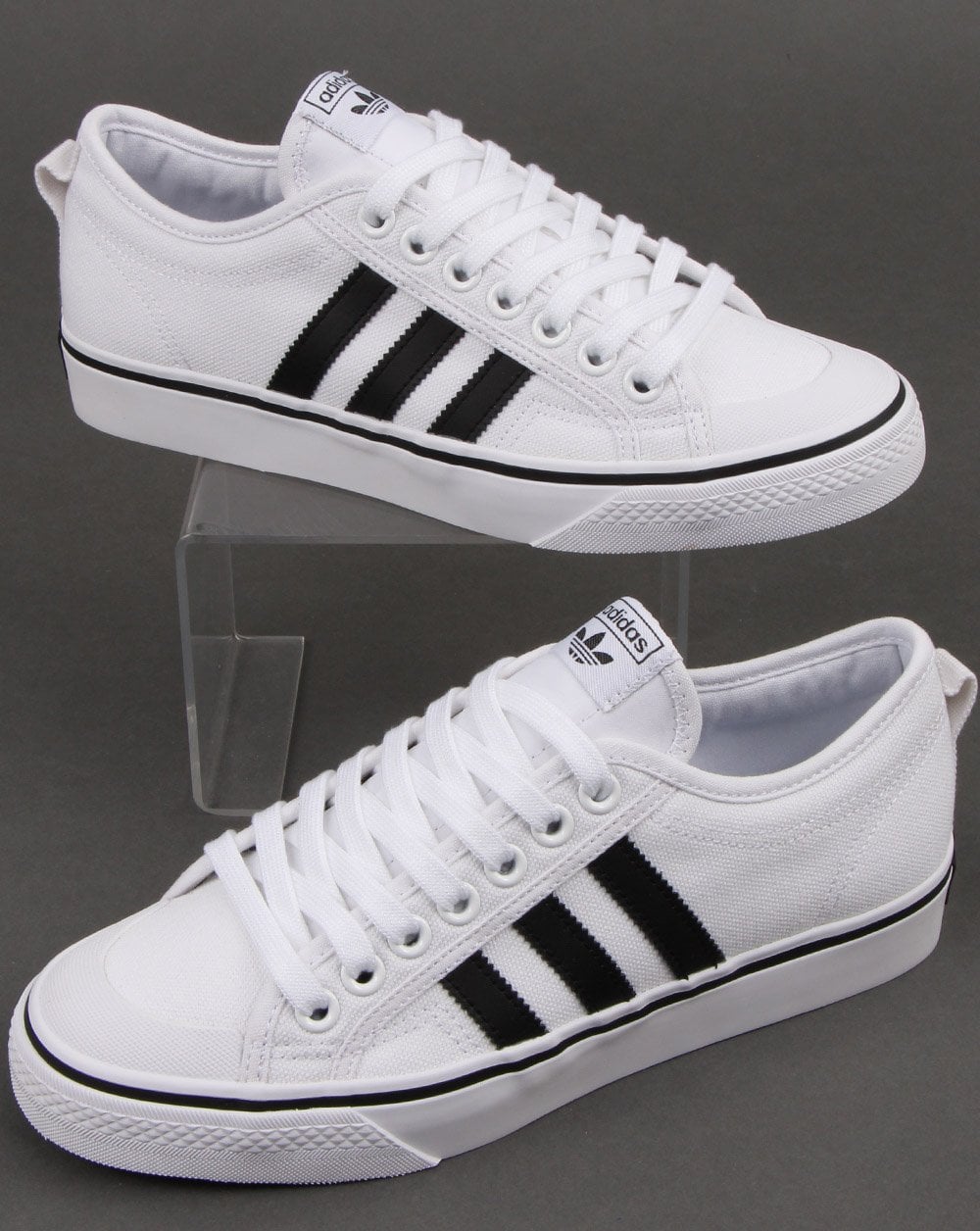 Adidas Nizza Trainers White/black