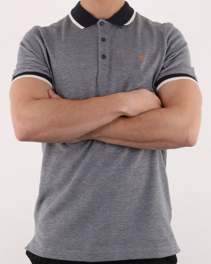 Farah Basel Piqué-Poloshirt True Navy
