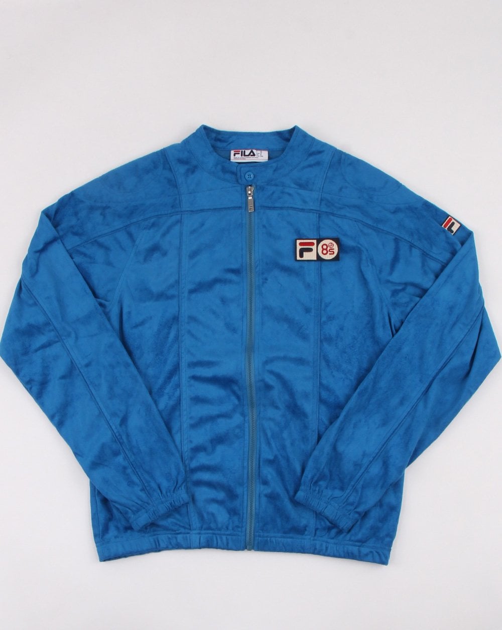 Fila Vintage – Terrinda Mk3 Pro – Trainingsjacke mit Badge – Elektroblau