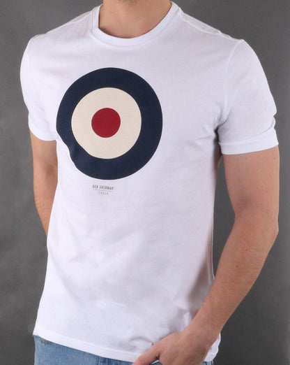 Ben Sherman Target T-Shirt Weiß