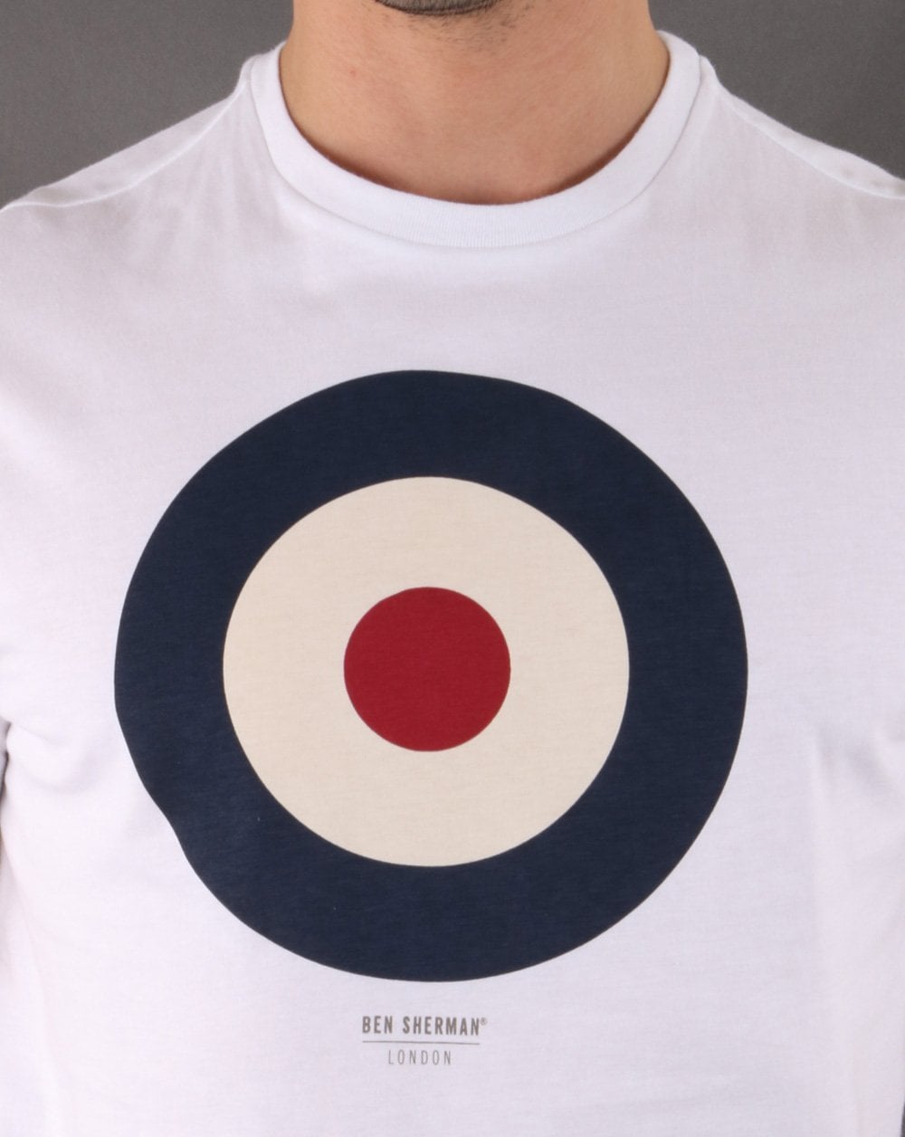 Ben Sherman Target T-Shirt Weiß