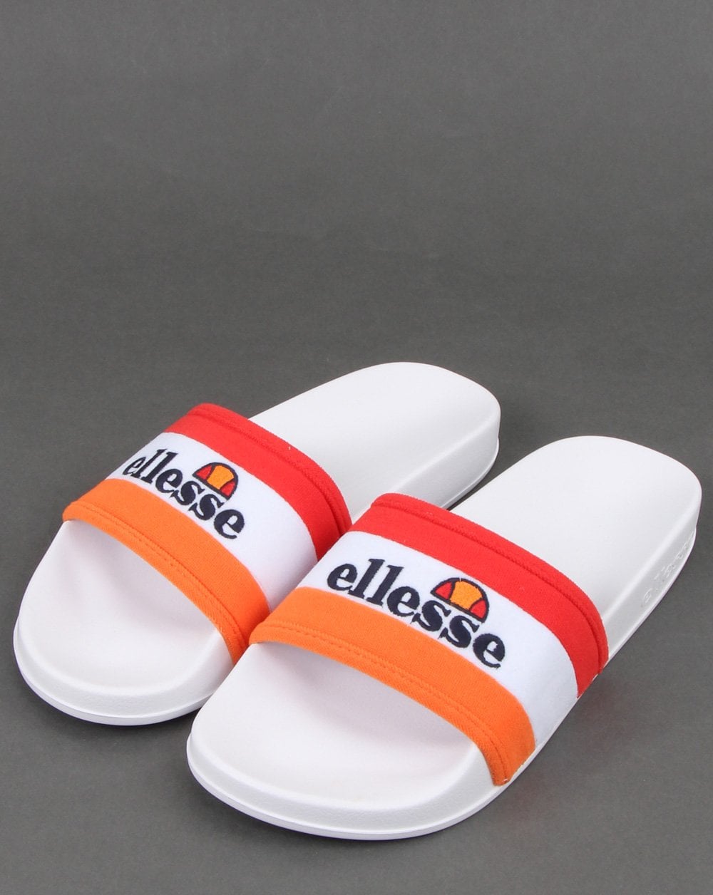 Ellesse Borgaro Slides Orange/Weiß/Rot
