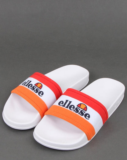 Ellesse Borgaro Slides Orange/Weiß/Rot