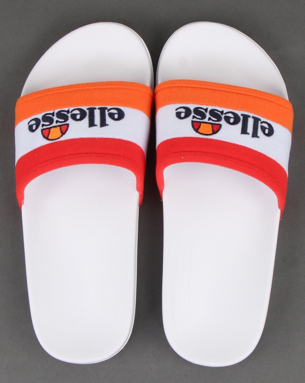 Ellesse Borgaro Slides Orange/Weiß/Rot