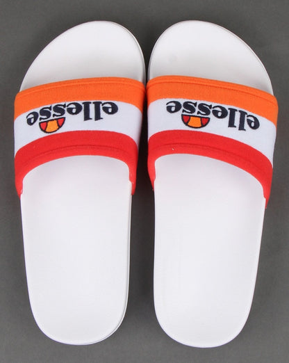Ellesse Borgaro Slides Orange/Weiß/Rot