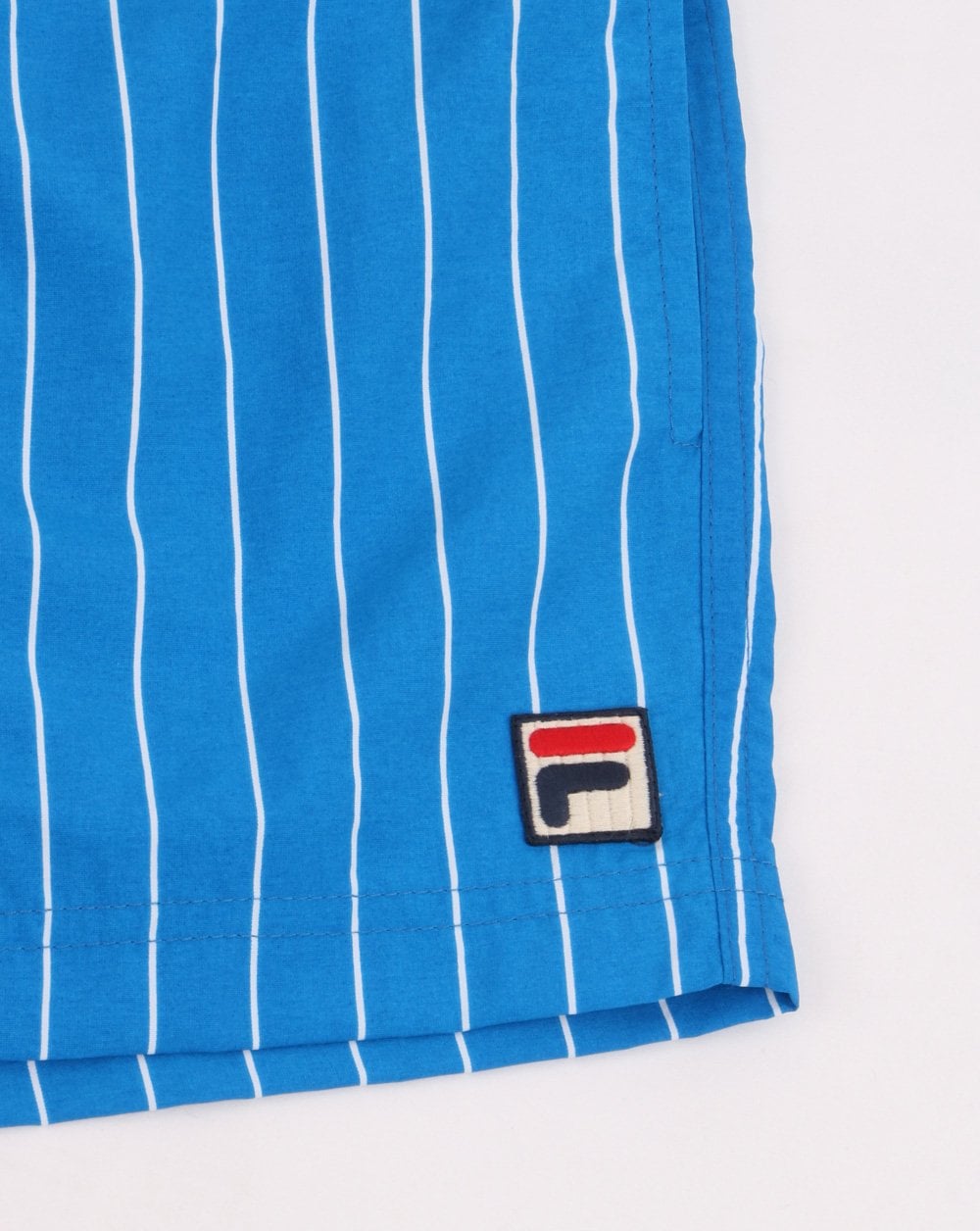 Fila Vintage Pinstripe Badeshorts Blau-Weiß