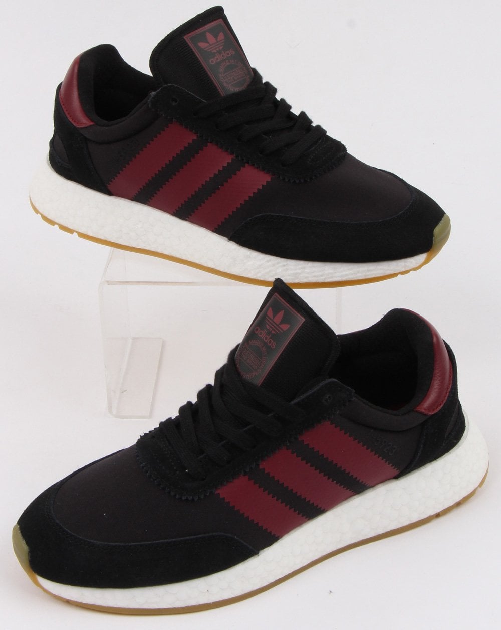 Adidas I-5923 Trainer Black/burgundy