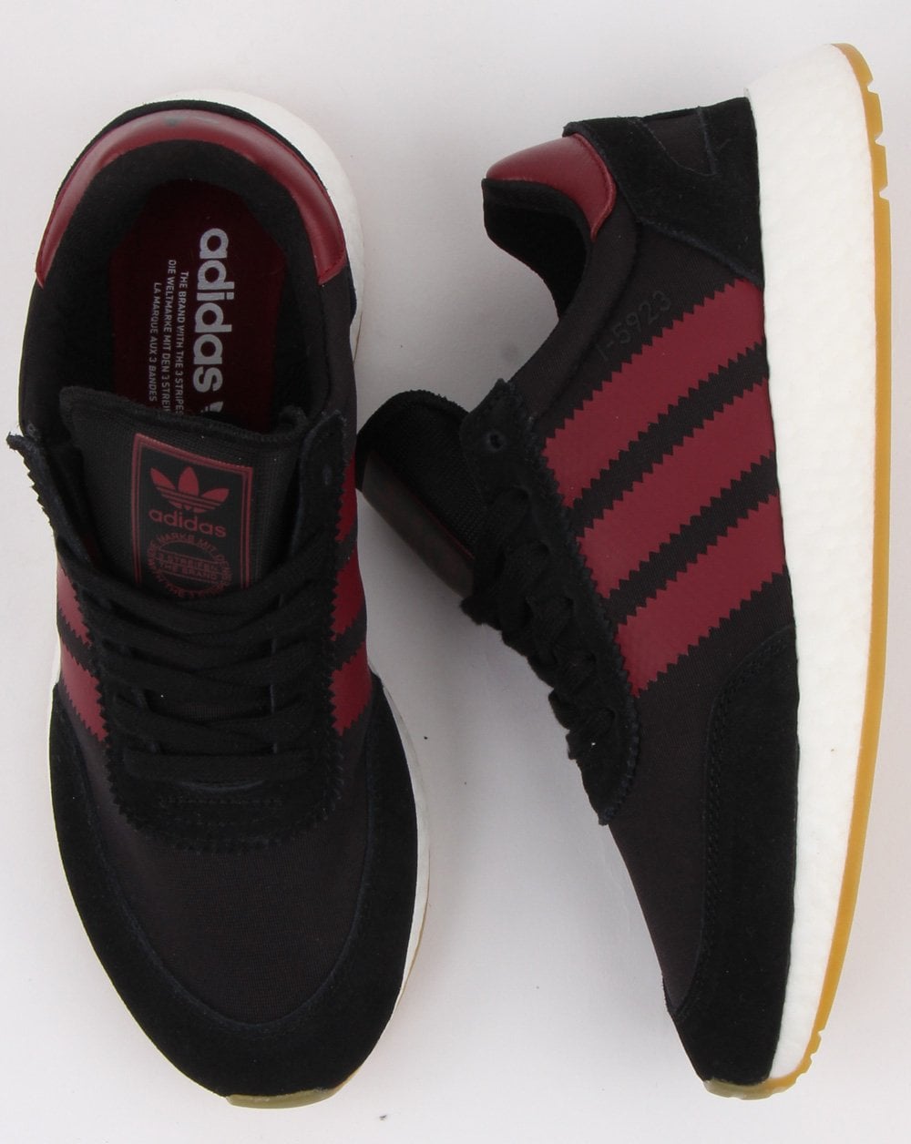 Adidas I-5923 Trainer Black/burgundy