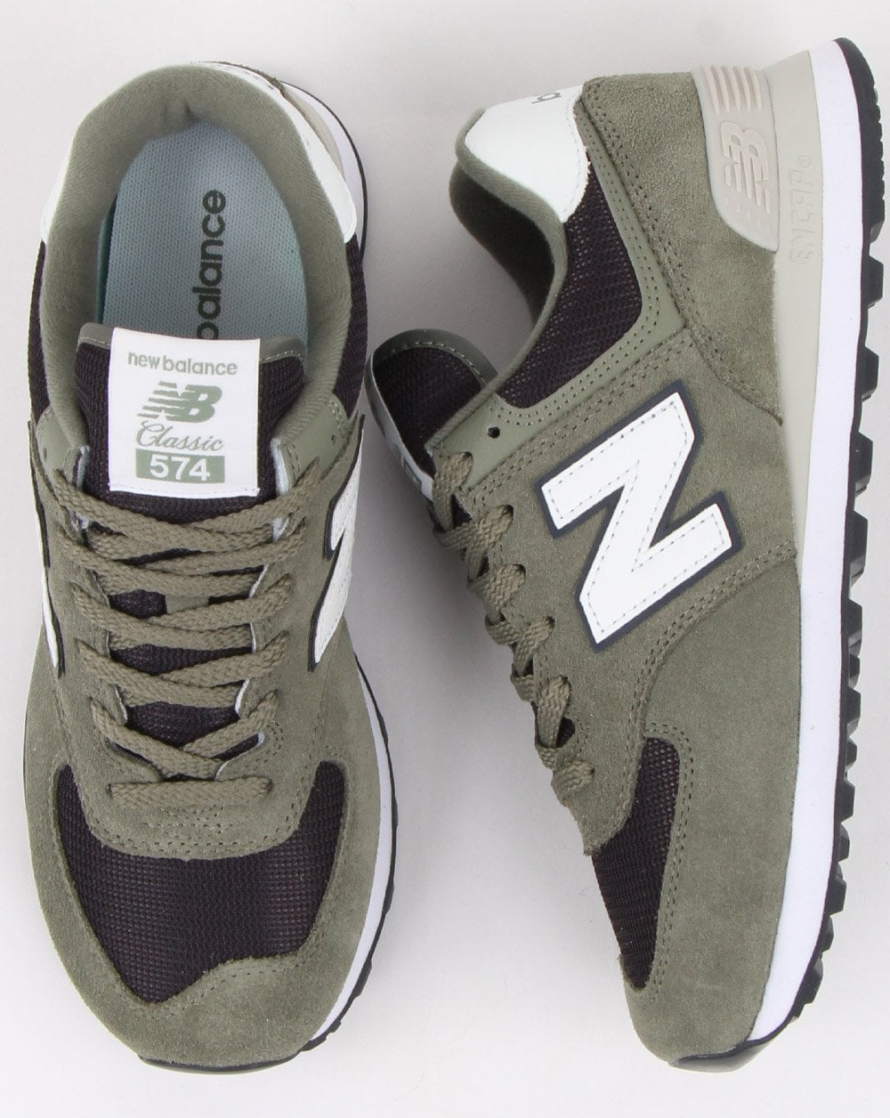 New Balance 574 Sneaker Khakigrün