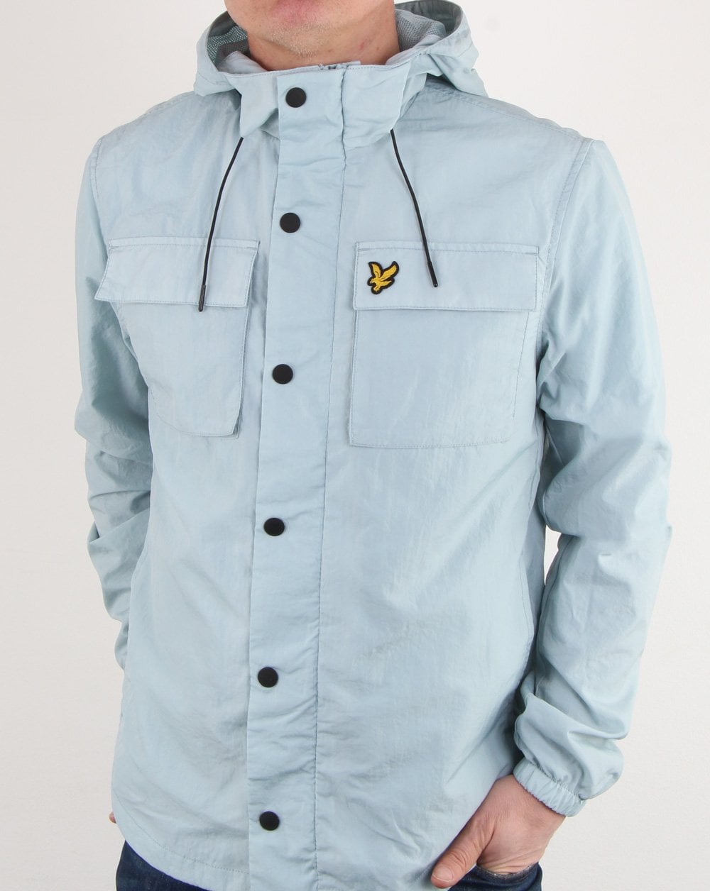 Lyle And Scott Pocket Jacket Sky Blue