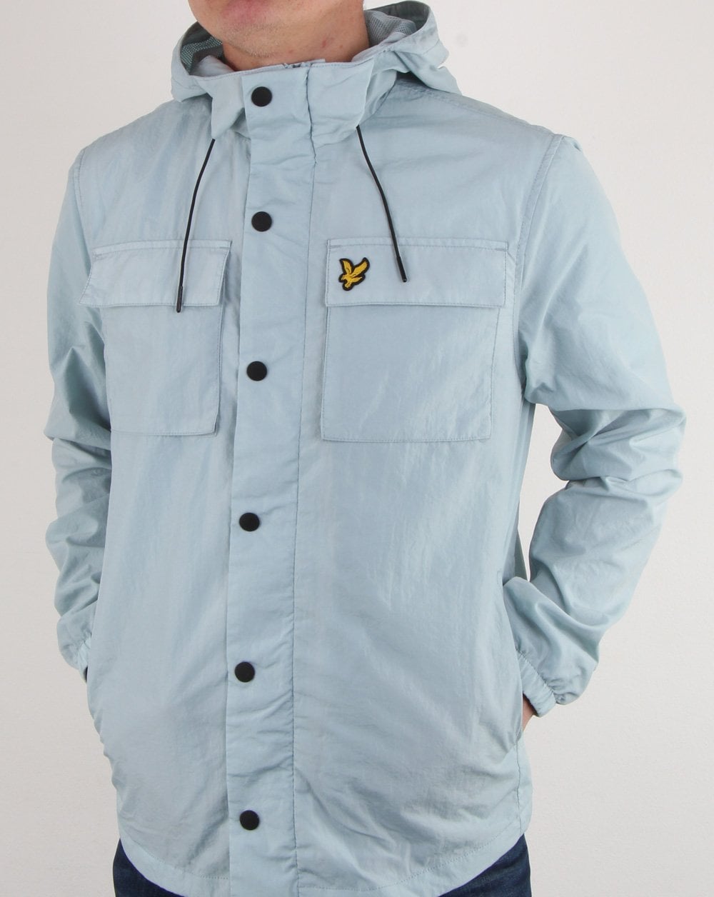 Lyle And Scott Pocket Jacket Sky Blue