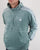 Adidas Originals Velour Half Zip Hoody Vapour Green