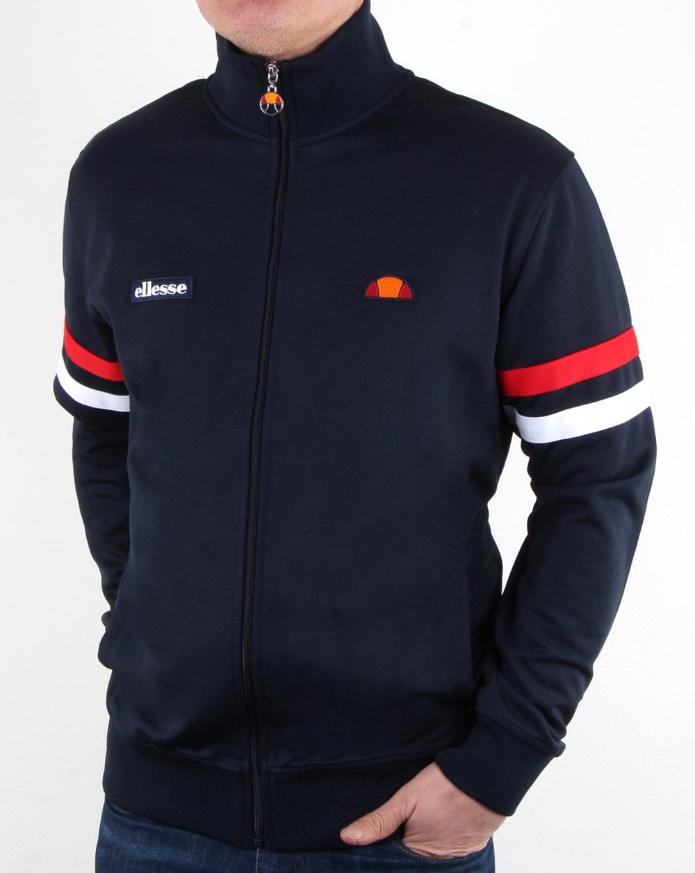 Ellesse – Roma – Trainingsjacke in Marineblau