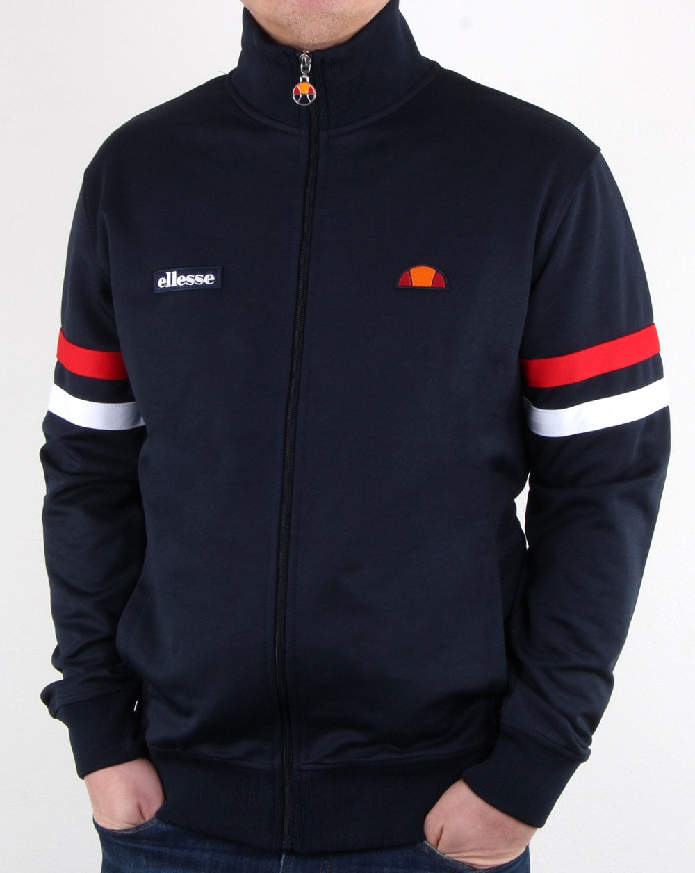 Ellesse – Roma – Trainingsjacke in Marineblau