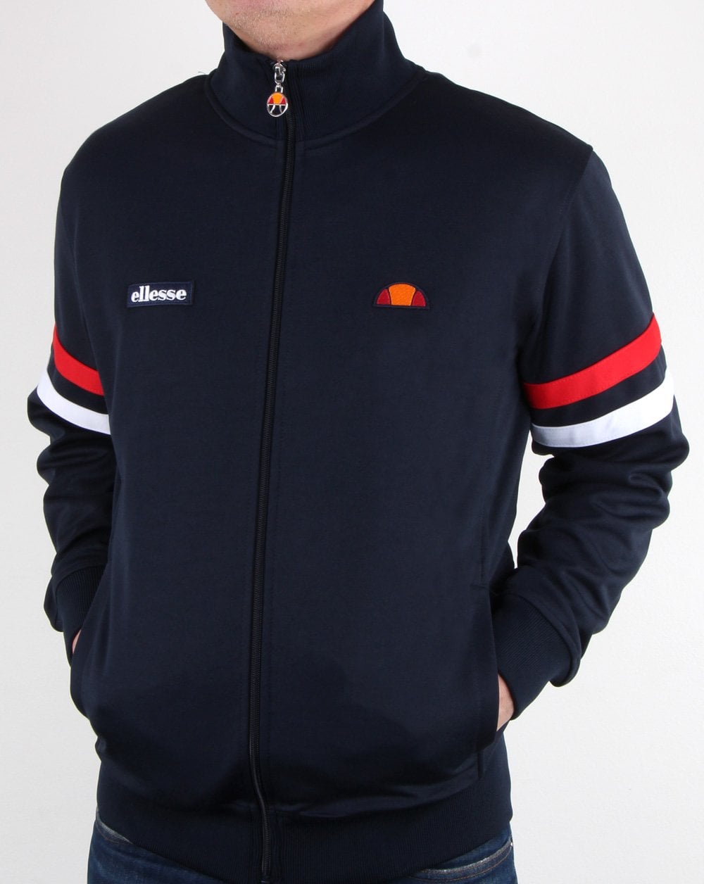 Ellesse – Roma – Trainingsjacke in Marineblau