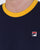Fila Vintage Ringer T Shirt Navy/Gold