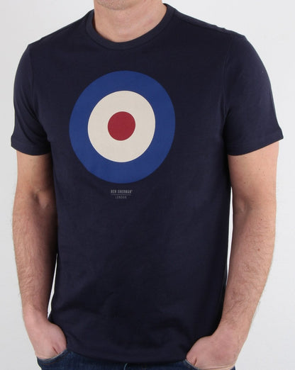 Ben Sherman Target T-Shirt Dunkelblau