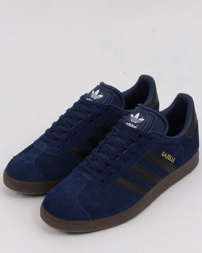 Adidas Gazelle Sneakers Dunkelblau/Schwarz/Gummi