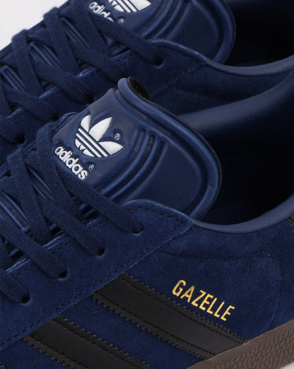 Adidas Gazelle Sneakers Dunkelblau/Schwarz/Gummi