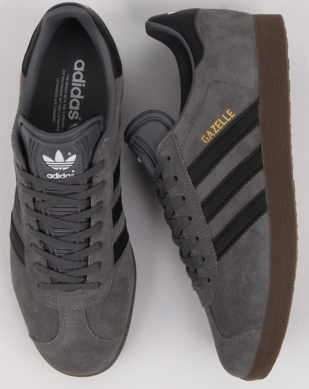 Adidas Gazelle Sneakers Grau/Schwarz